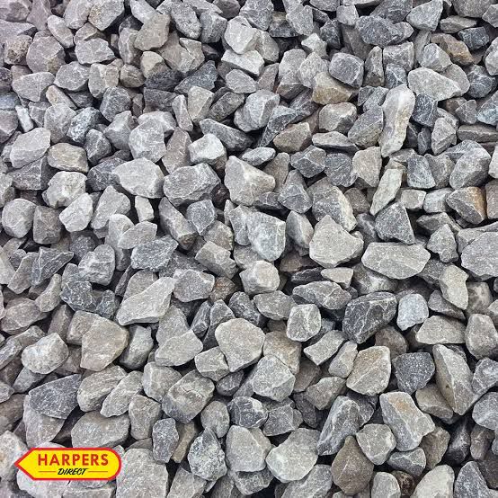 Limestone material at Sri Sai Minerals stockyard